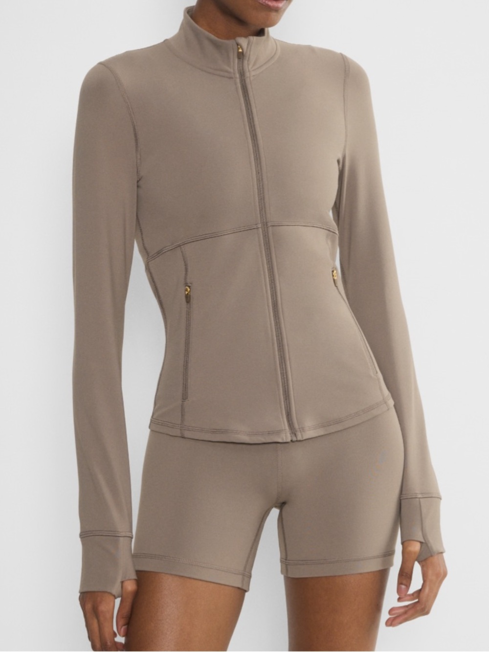 Aritzia Set TNA life Deep Taupe